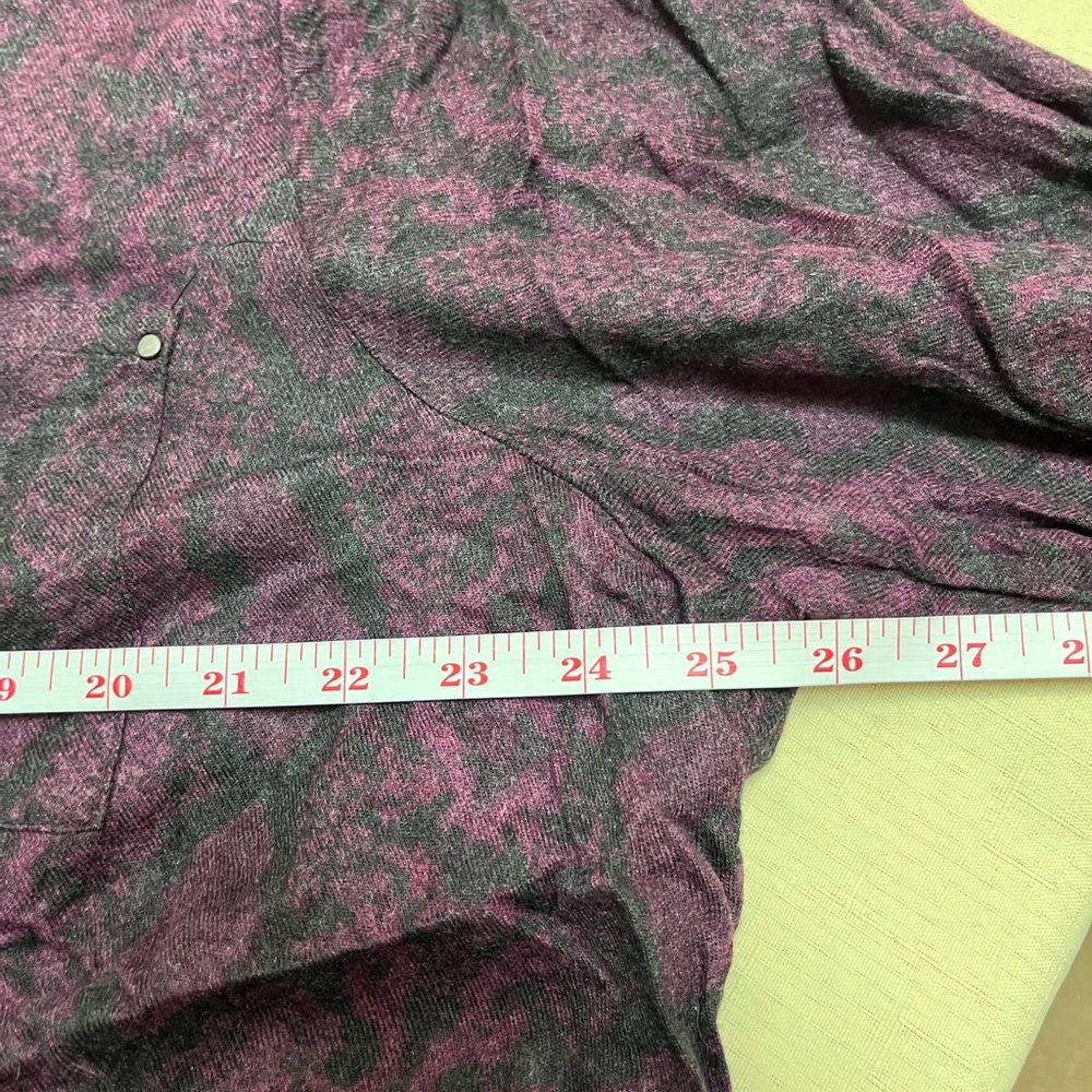 Torrid 3X purple zip front brushed dress - Picture 5 of 13